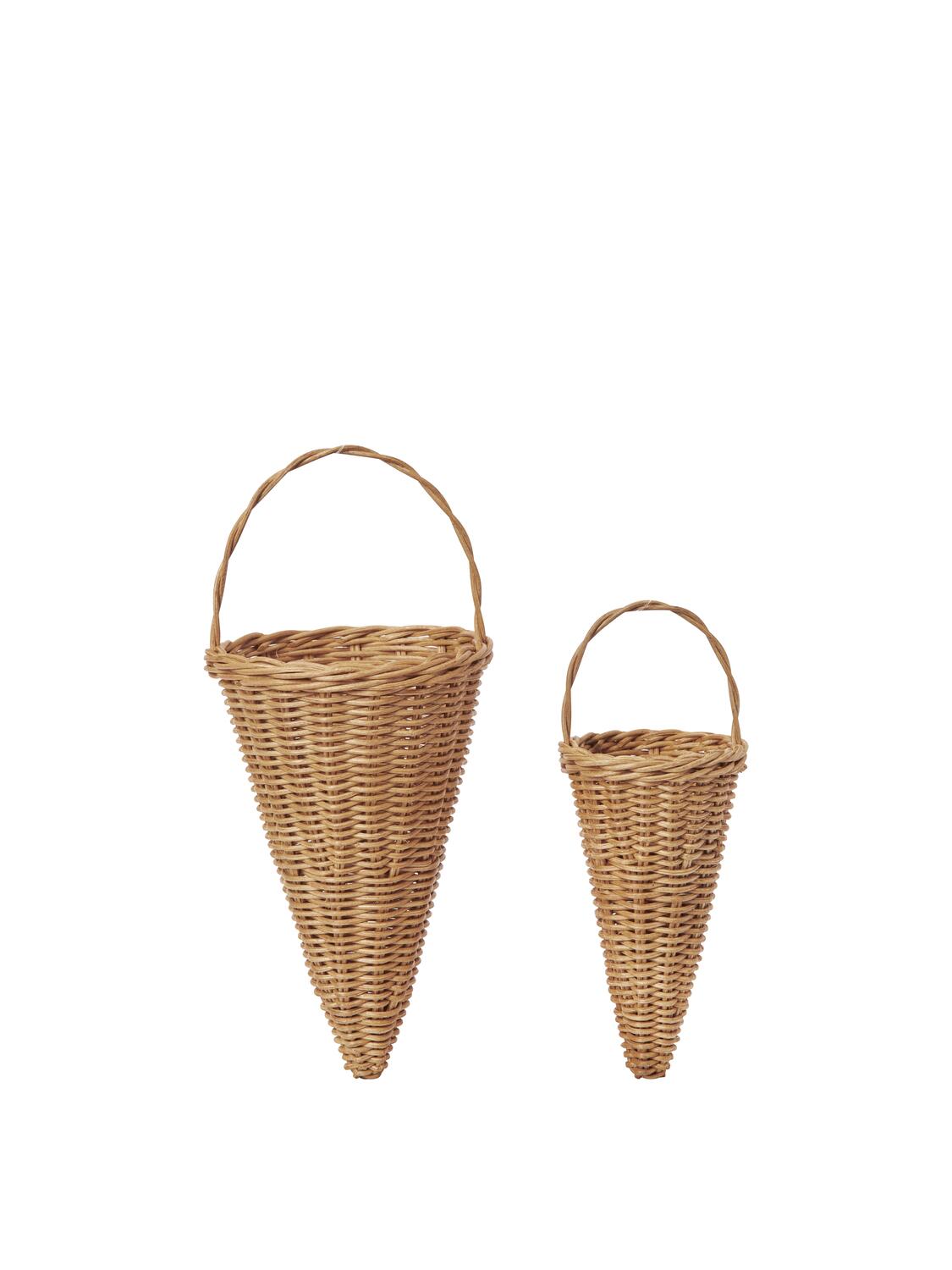Braided Cones juleophæng, 2 stk – Natural